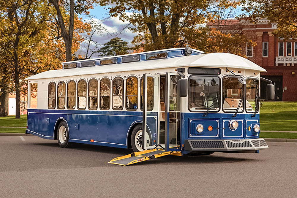 Model 1 Trolley Buses Tour Transit With Vintage Charm